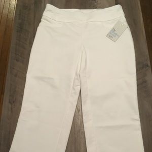 Croft & Barrow White Capris Size 0 NWT